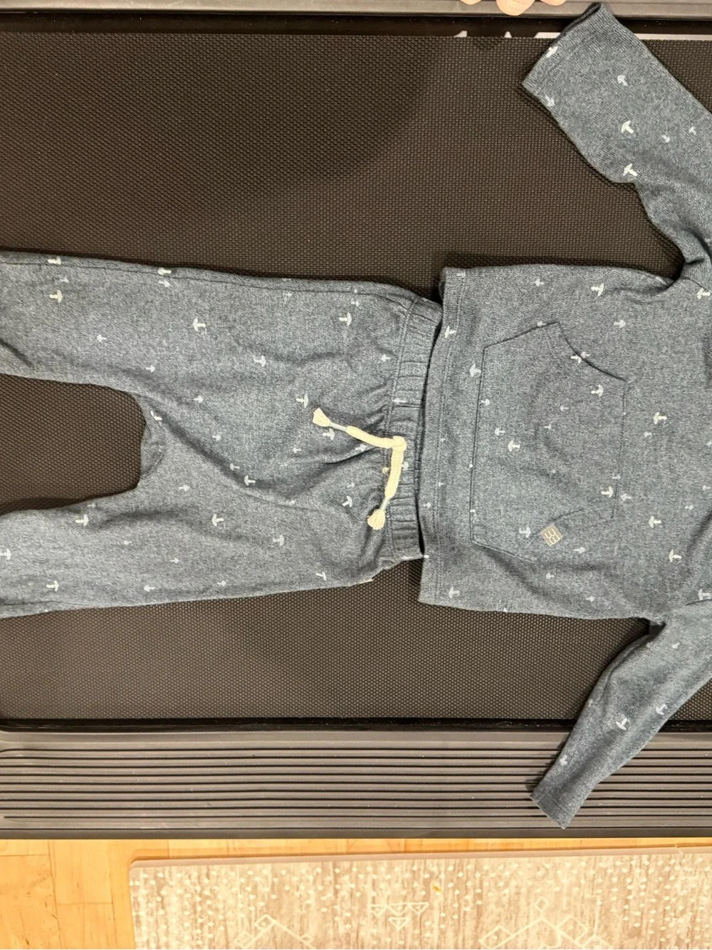 Kids Blue Star-Print Matching Set - Cozy Pullover & Joggers